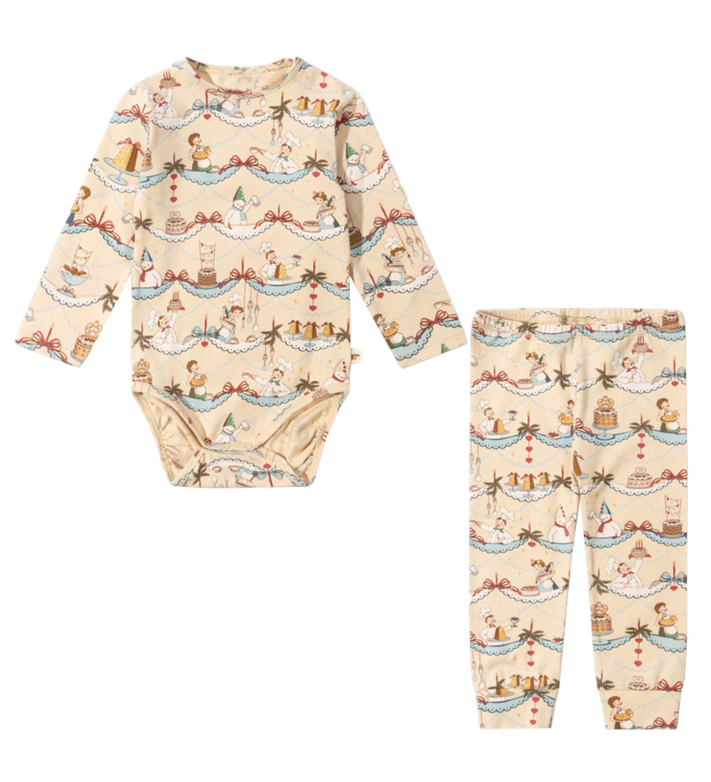 Konges Sløjd Bodysuit L/æ/Trousers - Sucker Pie