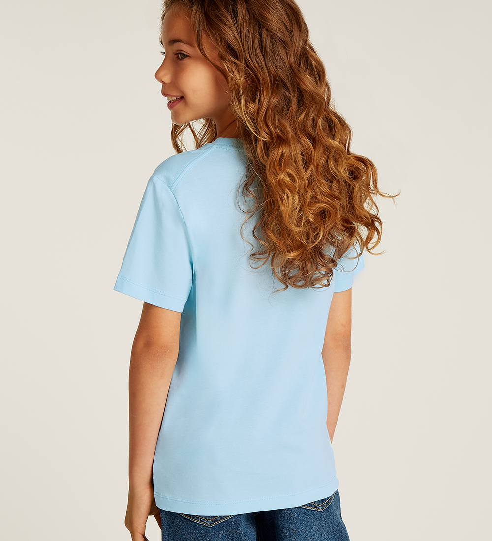 Calvin Klein T-Shirt - Ck-monogram - Ozon Blue