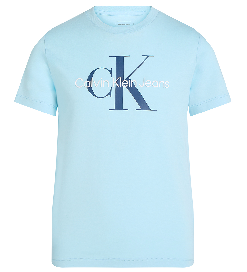 Calvin Klein T-Shirt - Ck-monogram - Ozon Blue