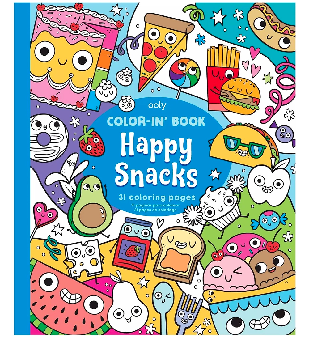 Ooly Malbuch - Malbuch - Happy Snacks
