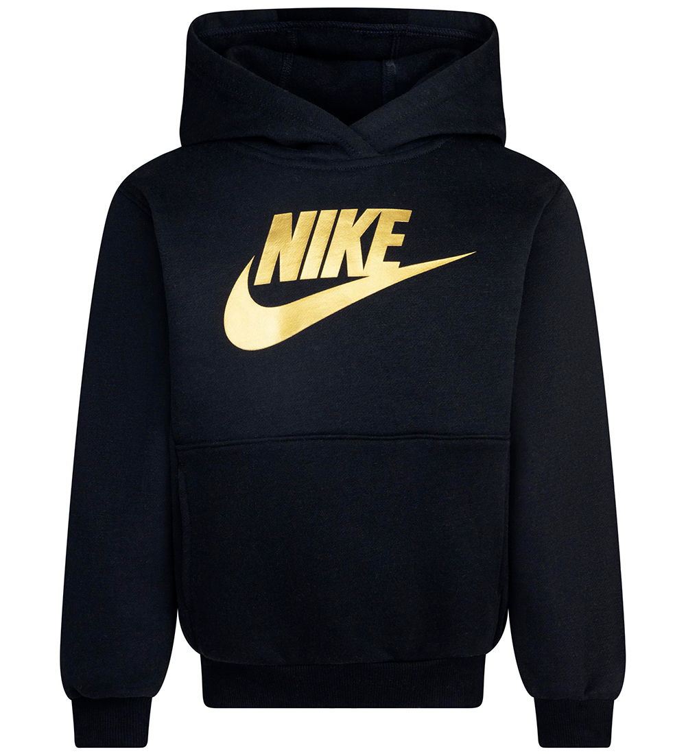 Nike Hoodie - Black/Metallic Gold