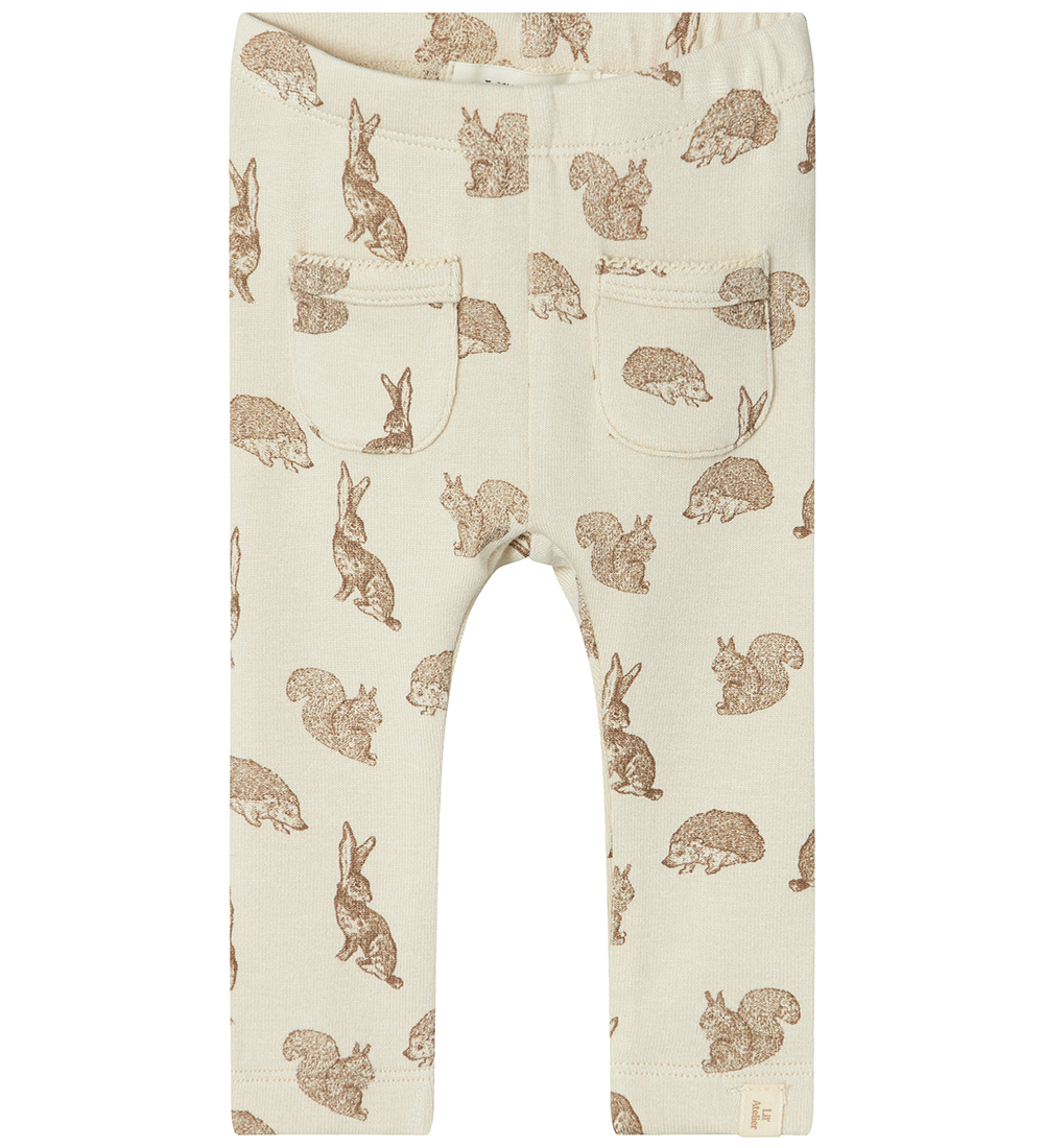 Lil' Atelier Leggings - Nbfsaba - Turteltaube