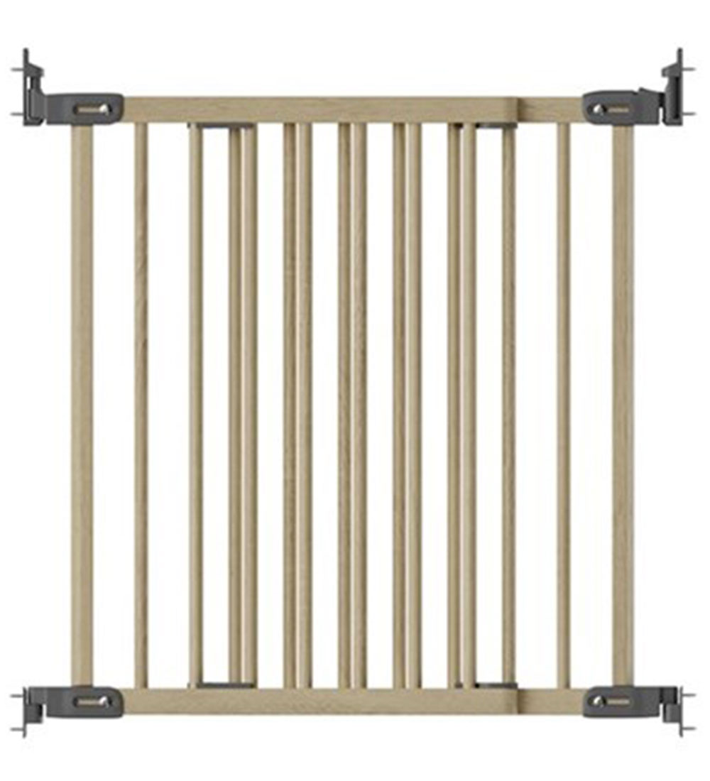 BabyDan Safety Grille - Flexi Fit Wood Deluxe - Nature