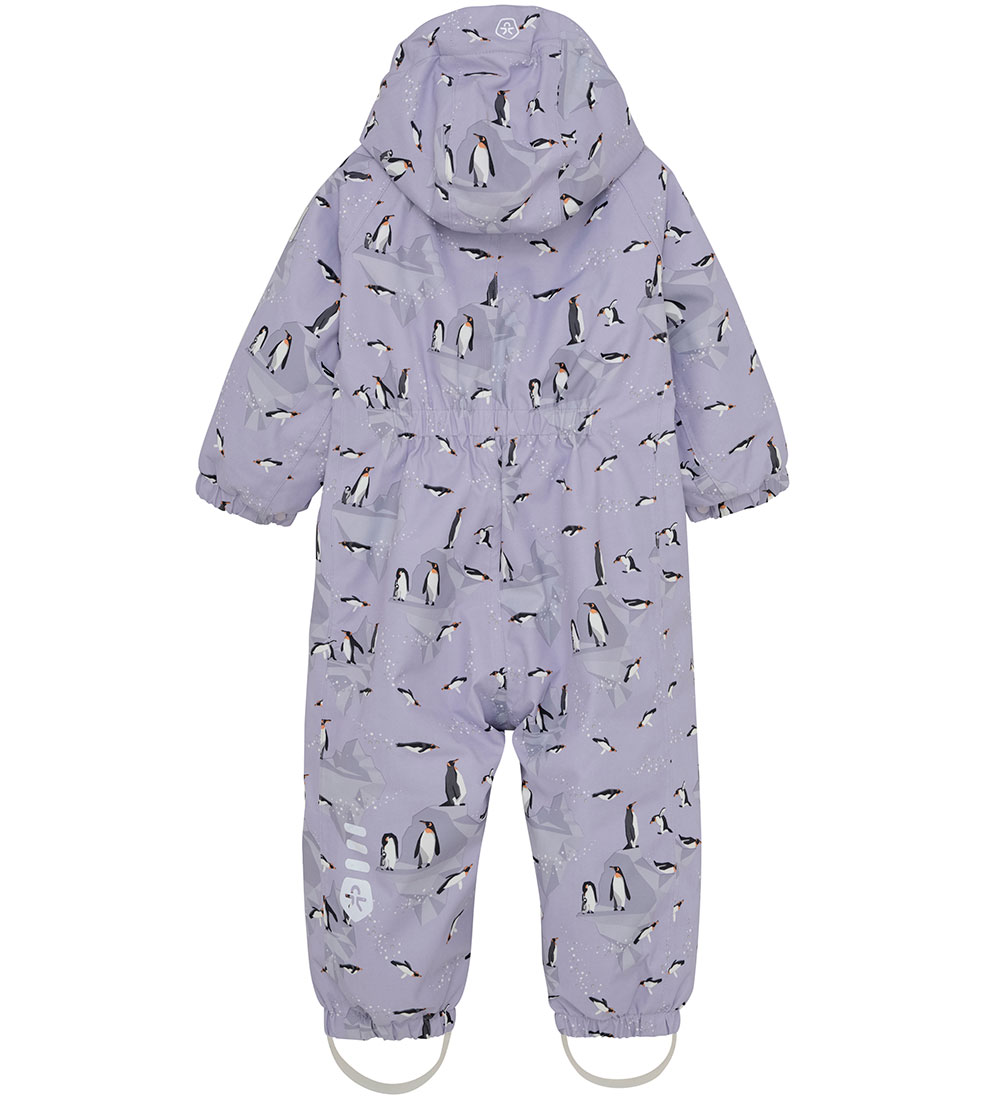 Color Kids Schneeanzug - Langweilige Lavender m. Pinguine