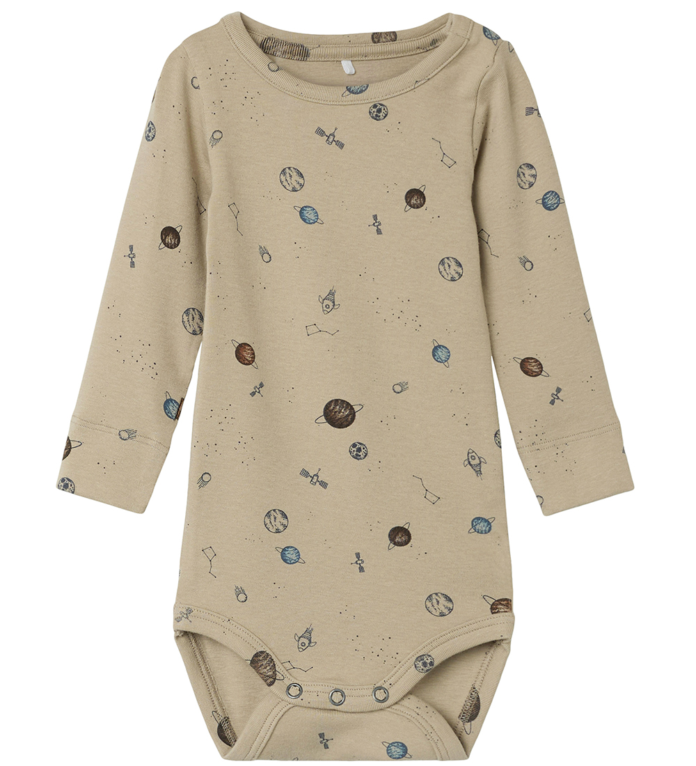 Name It Romper L/æ - NbmOwene - Plaza Taupe