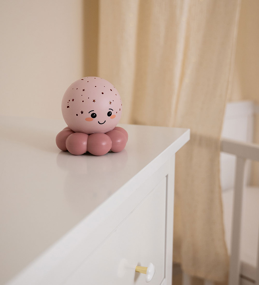 Cloud-B Night Lamp - Twinkles To Go Octo - Pastel Pink