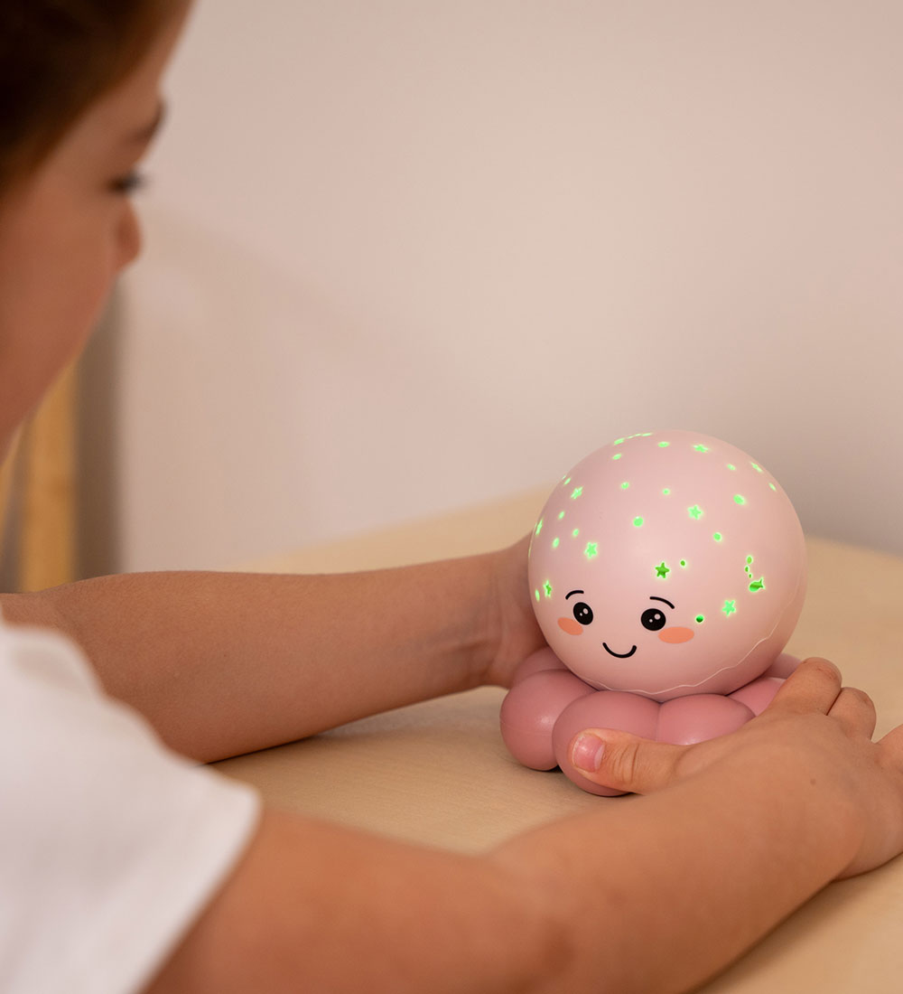 Cloud-B Night Lamp - Twinkles To Go Octo - Pastel Pink