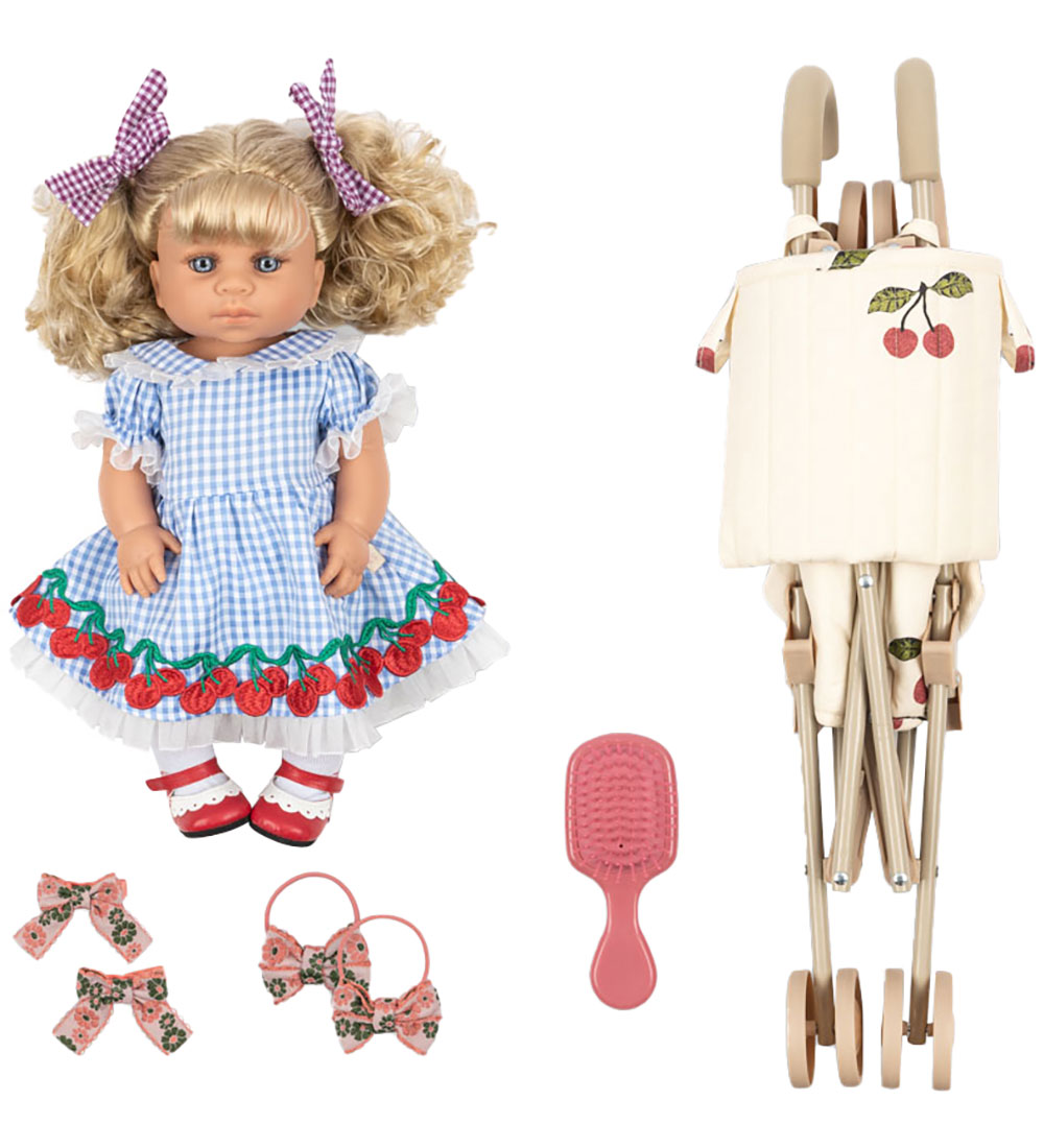 Konges Sløjd Doll w. Klapvgn -Delphine Doll