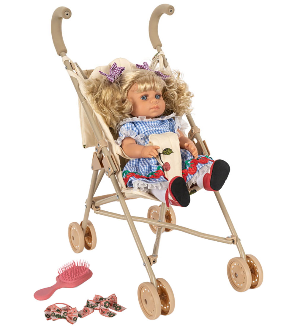 Konges Sløjd Doll w. Klapvgn -Delphine Doll