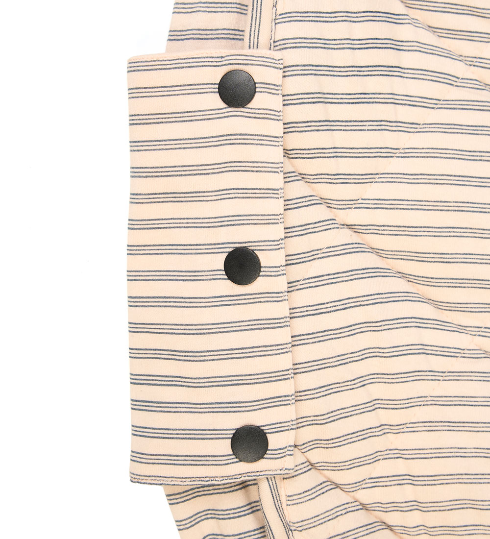 Play&Go Play Mat - Ø120 cm - Soft Organic - Stripes Blue