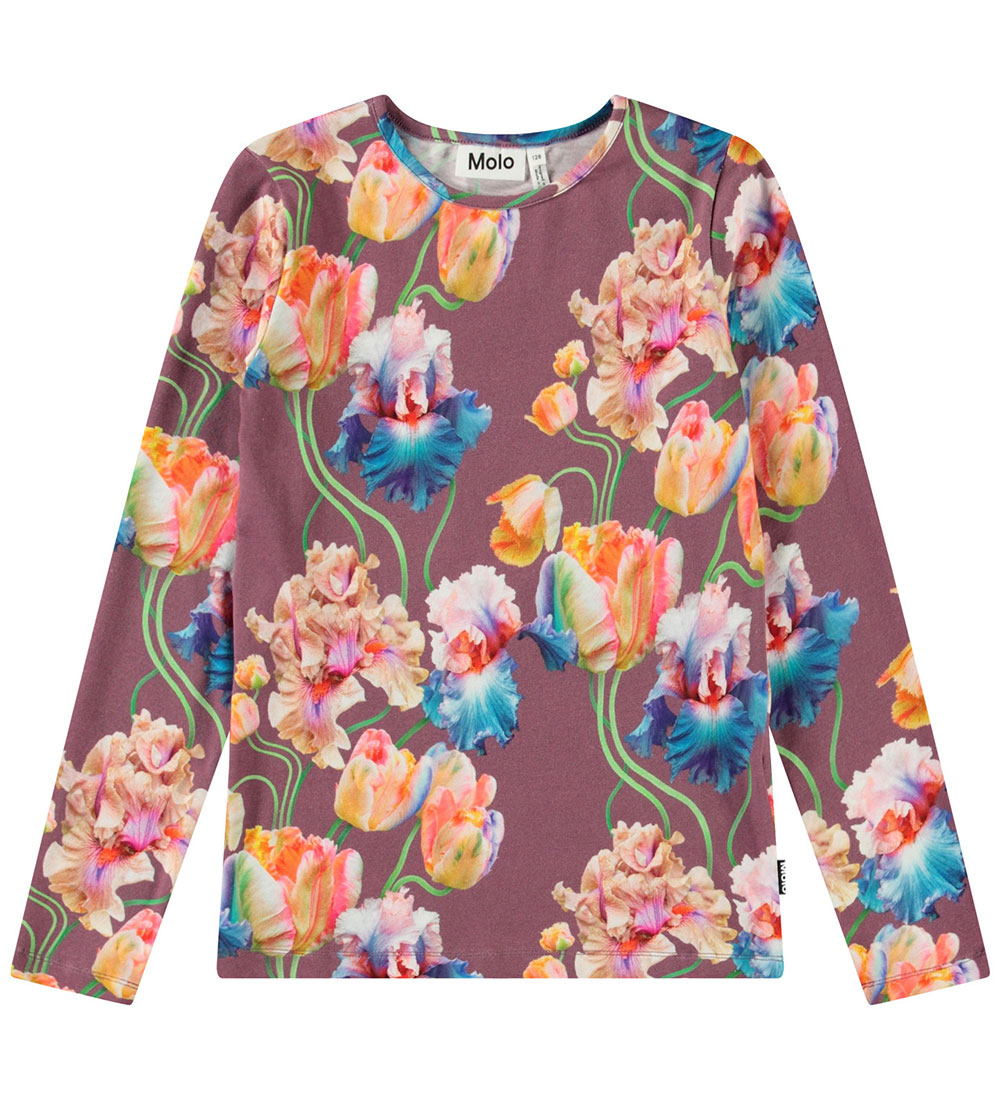 Molo Blouse - Rose - Rainbow Tulips