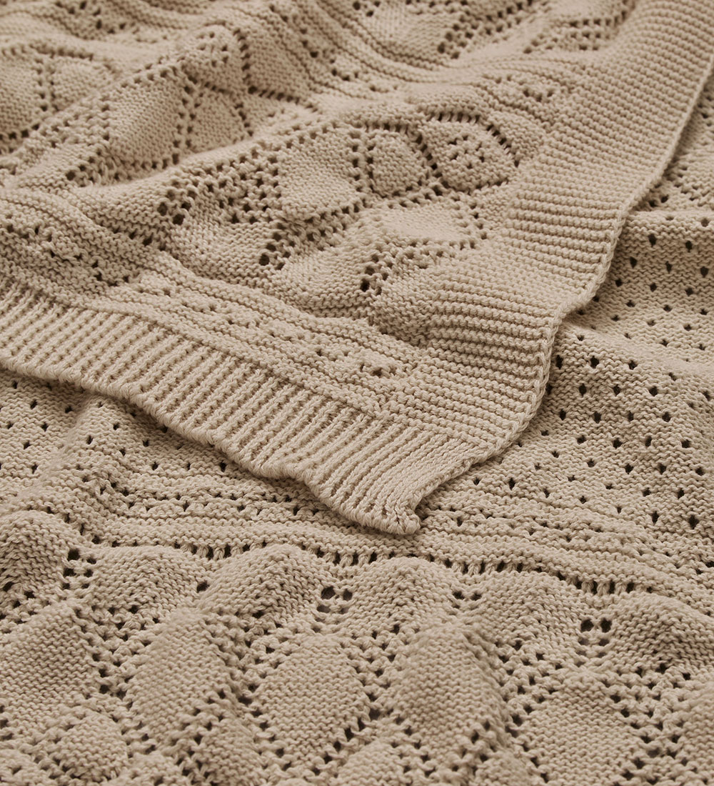 Cam Cam Baby Blanket - Knitted - Pointelle - Hazel