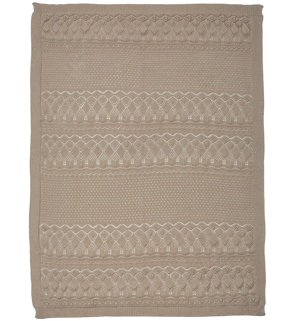 Cam Cam Baby Blanket - Knitted - Pointelle - Hazel