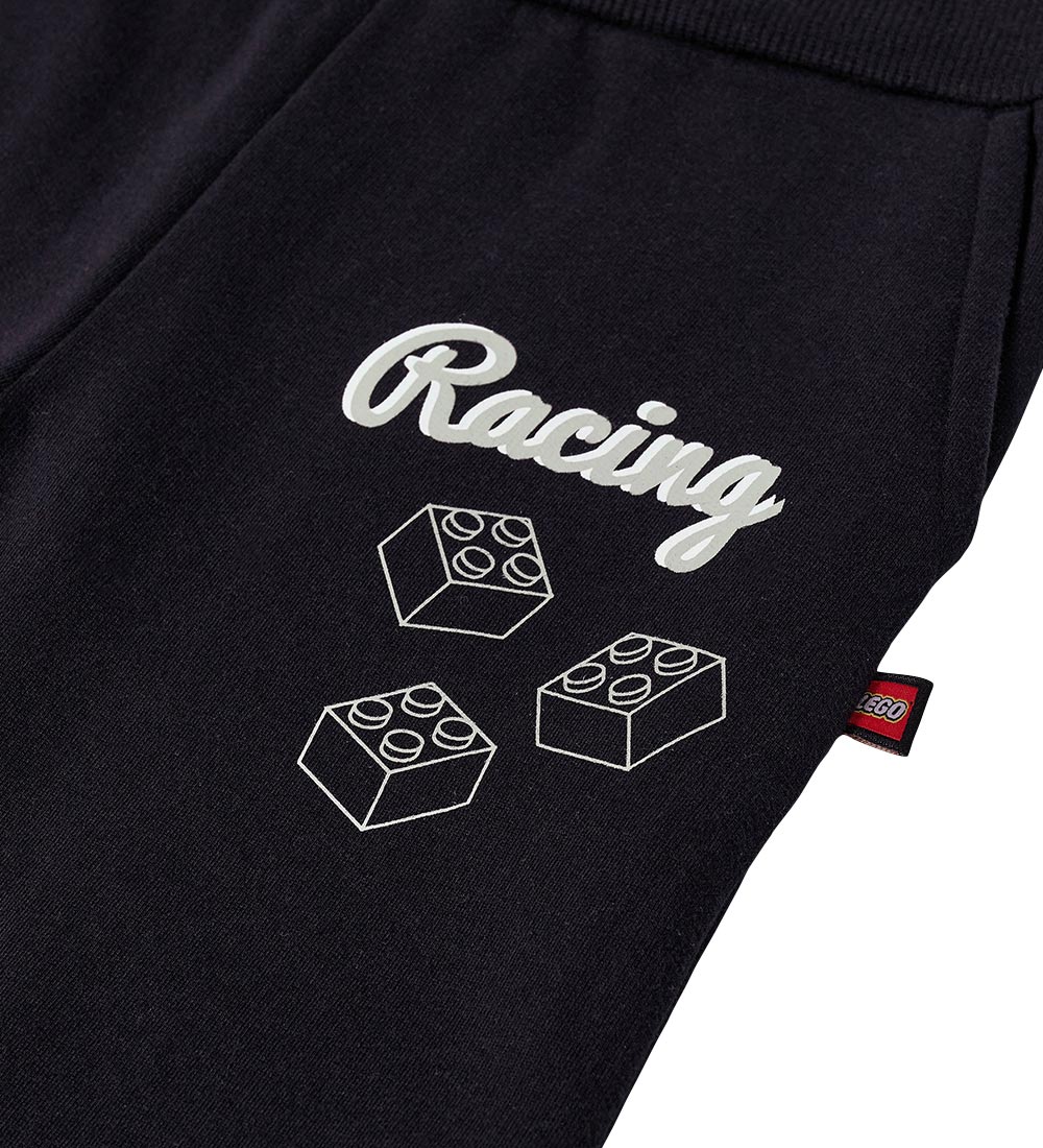 LEGO® Wear Sweatpants - LWPhilo 703 - Black w. Print