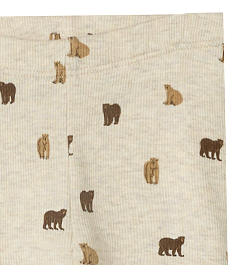 Name It Leggings - NbmDabu - Peyote Melange/Bear