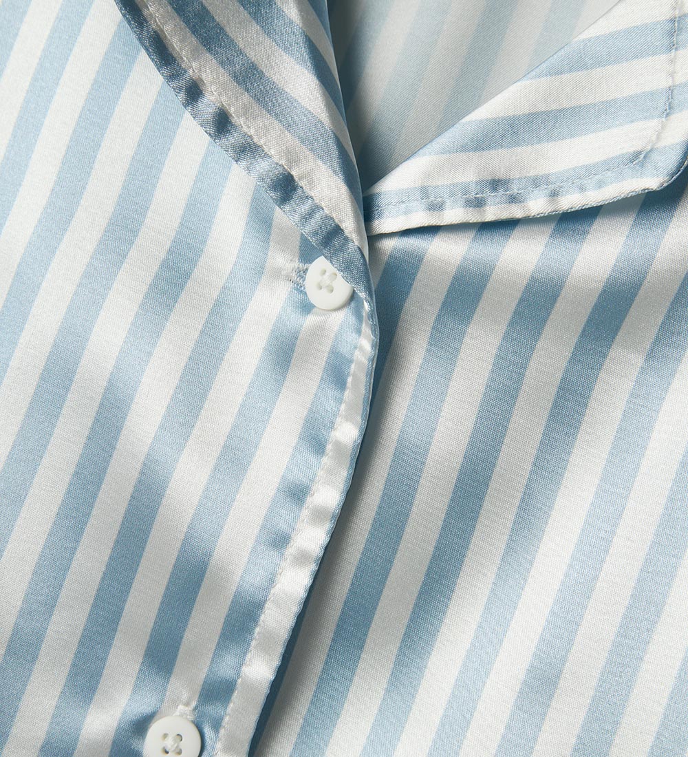 LMTD Pyjama Set - NlfNightystripe - Blue Fog/White Alyssum