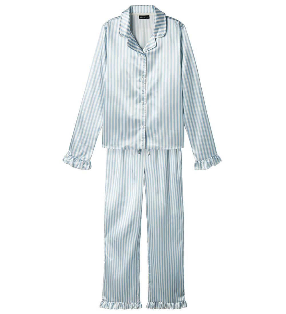 LMTD Pyjama Set - NlfNightystripe - Blue Fog/White Alyssum