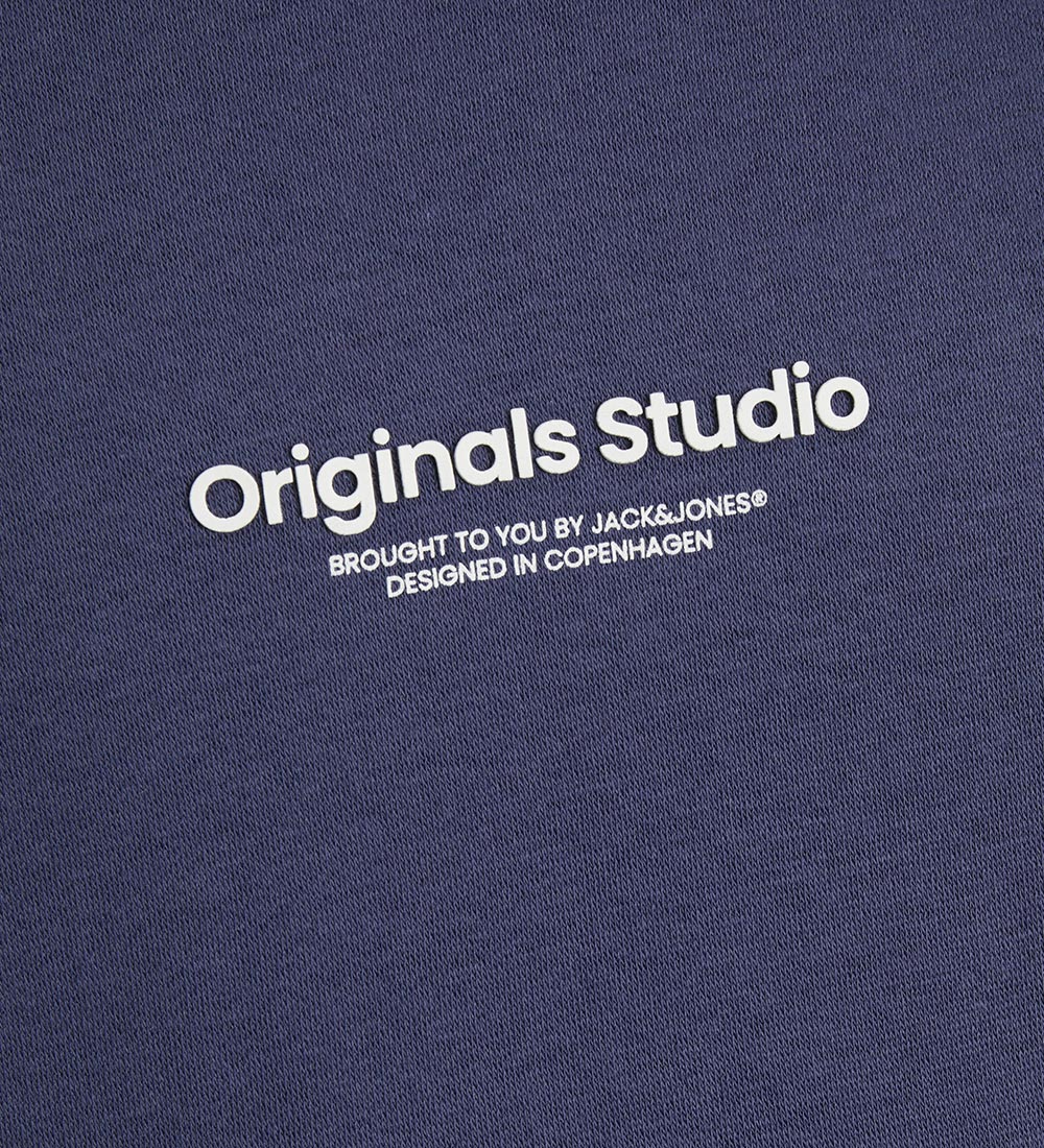 Jack & Jones Hoodie - JorVesterbro - Nightshadow Blue/Loose