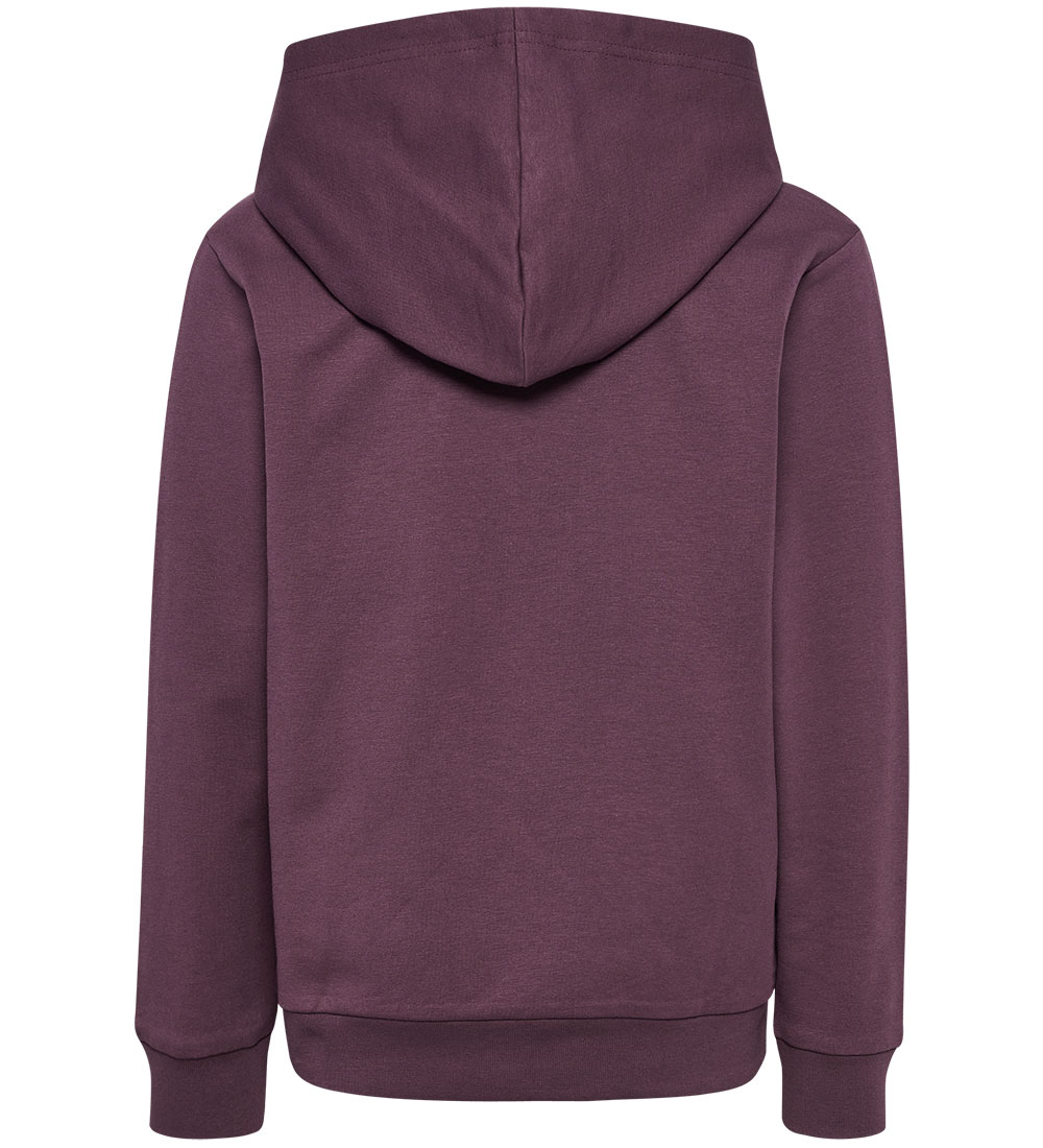 Hummel Hoodie - hmlTukas - Huckleberry w. Print