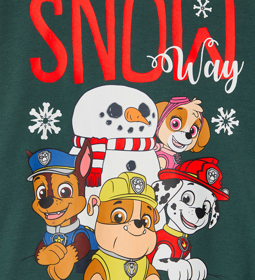 Name It Sweatshirt - NmmElijah PawPatrol - Sea Moss w. Print