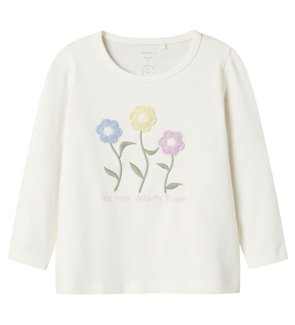 Name It Blouse - NmfTays - Cloud Dancer