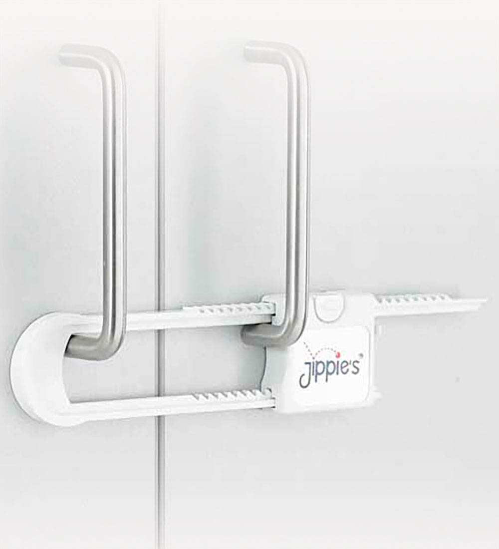 Jippies Cabinet Lock - Double - White