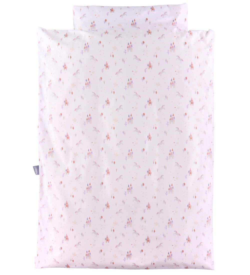 Nørgaard Madsens Bedding - Adult - Pink w. Unicorn and castle