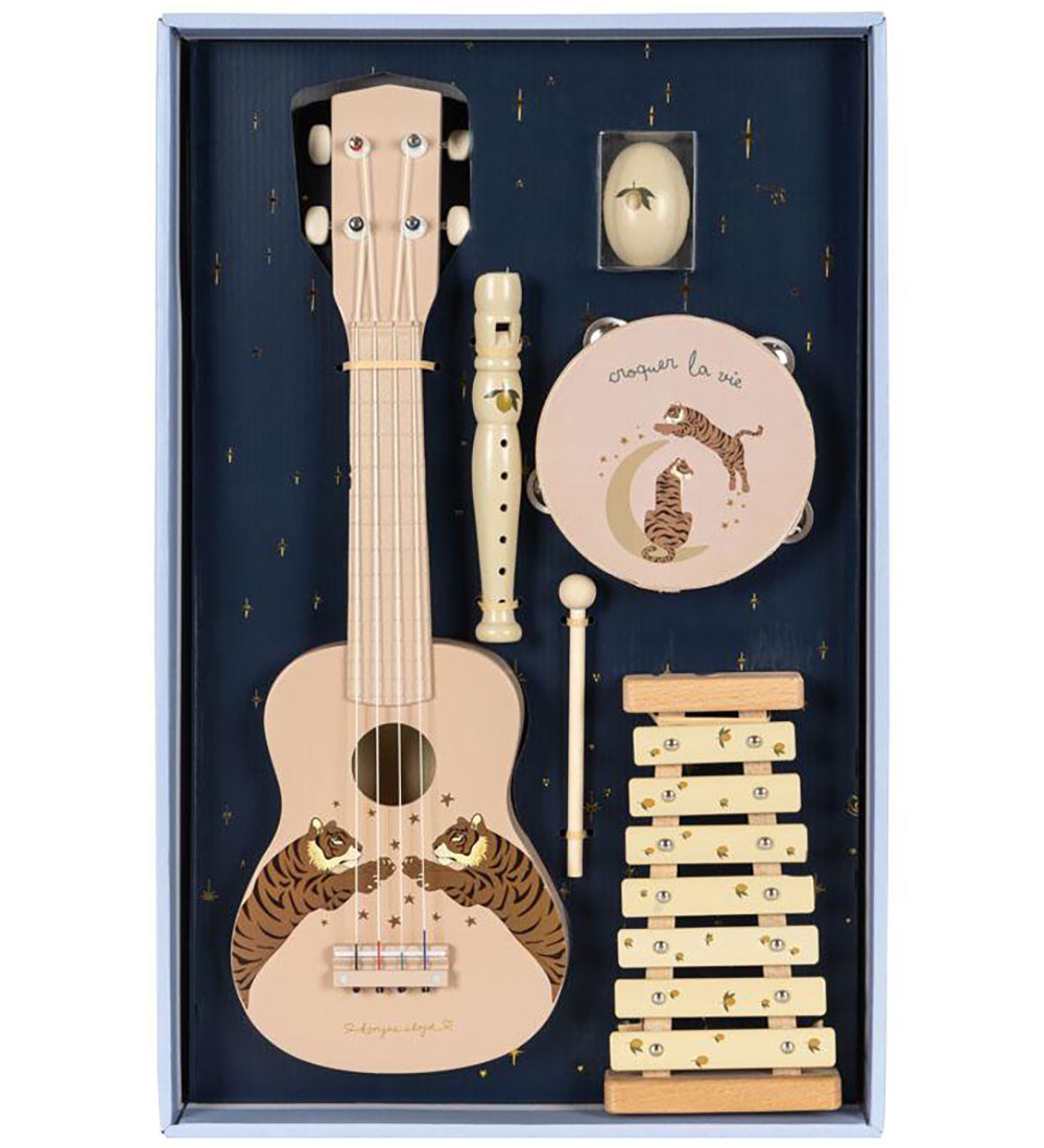 Konges Sløjd Music Instrument Set - All I Wish Lining - Tiger Sa