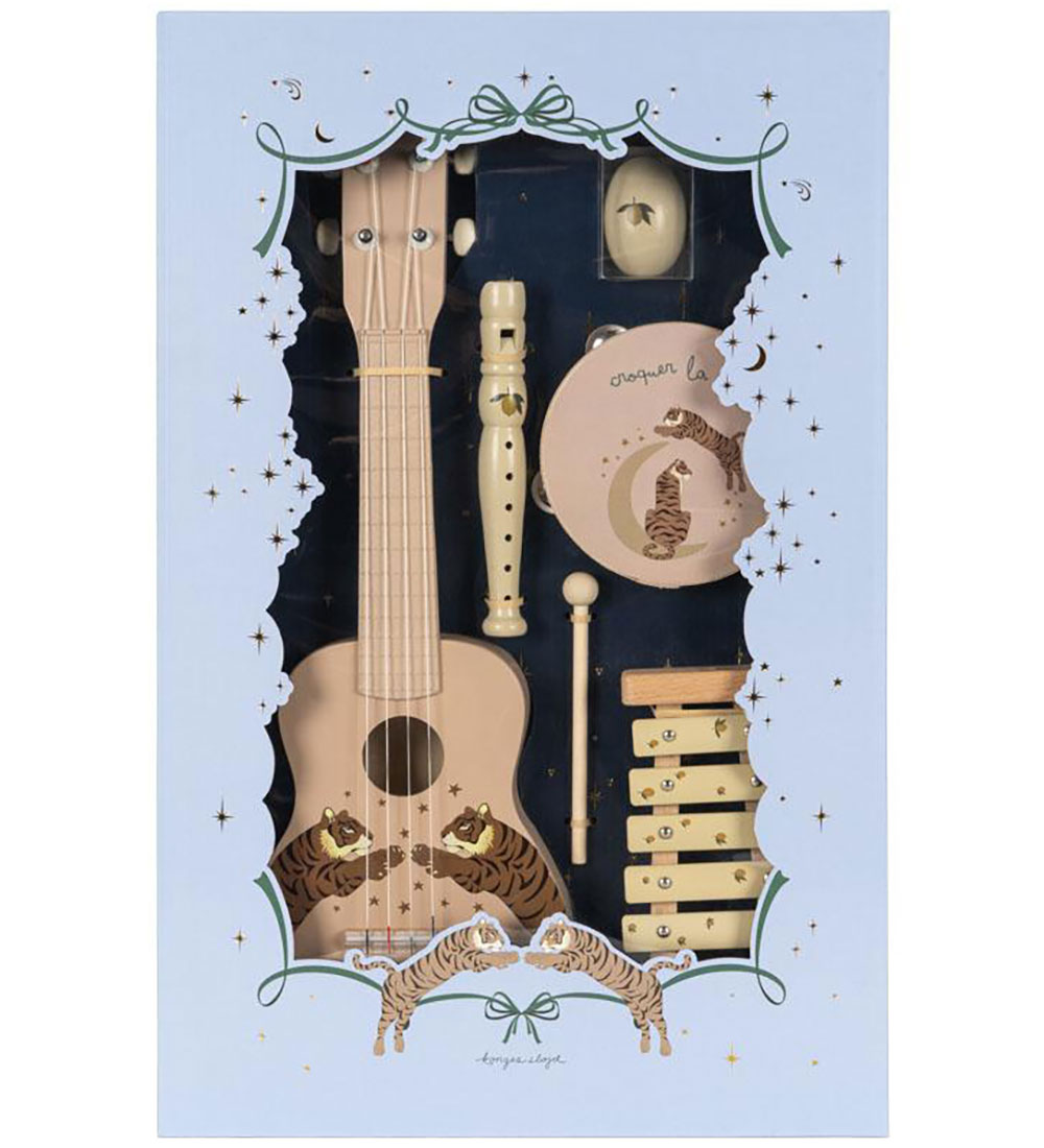 Konges Sløjd Music Instrument Set - All I Wish Lining - Tiger Sa