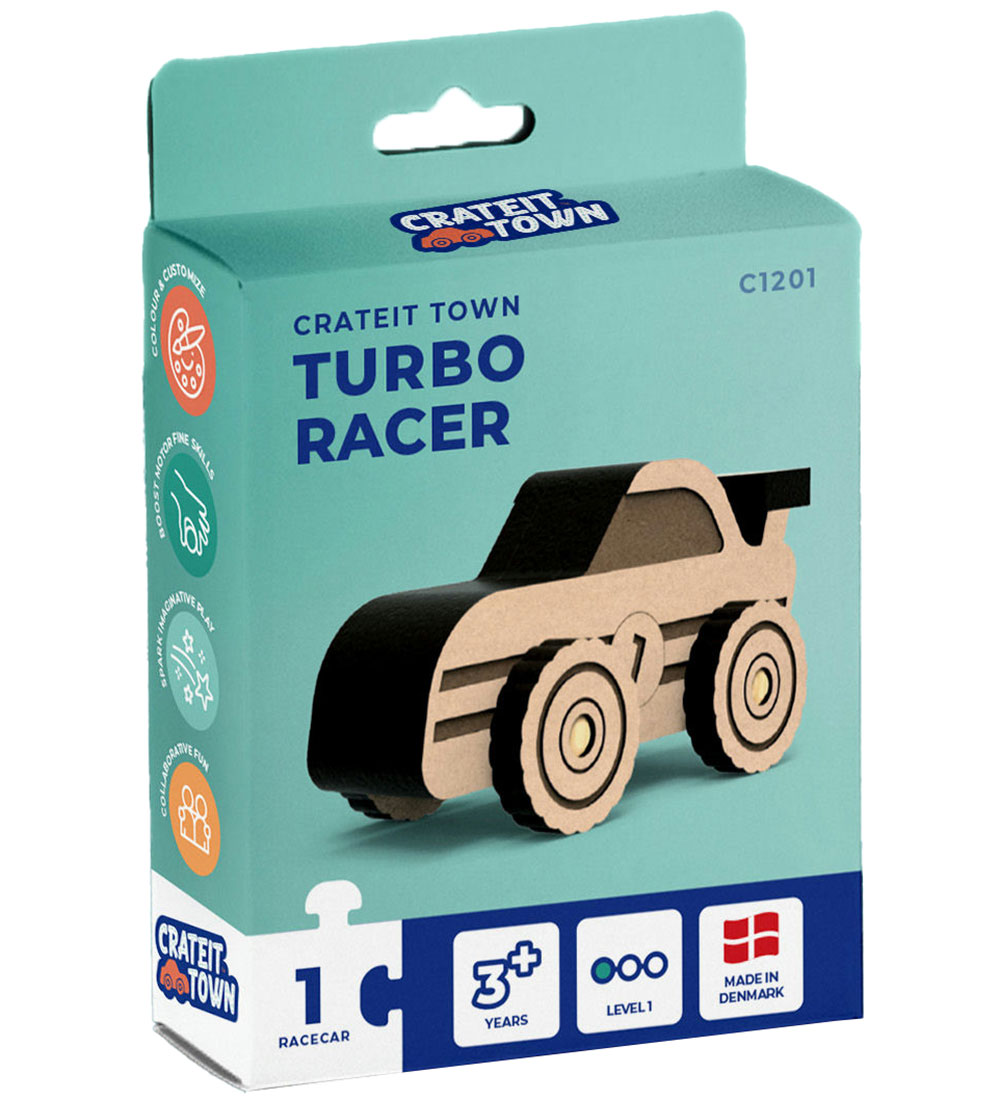 Crateit Creation Set - Crateit Town - Wood - Turbo Racer
