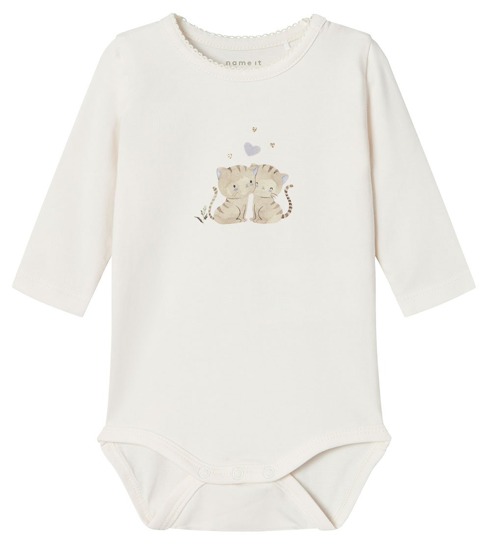Name It Bodysuit L/æ - NbfSannie - Jet Stream w. Print
