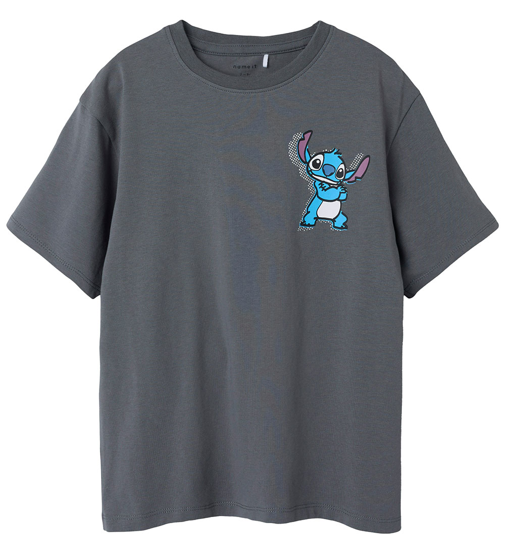 Name It T-Shirt - NkmDixie Stitch - Lavarook m. Print