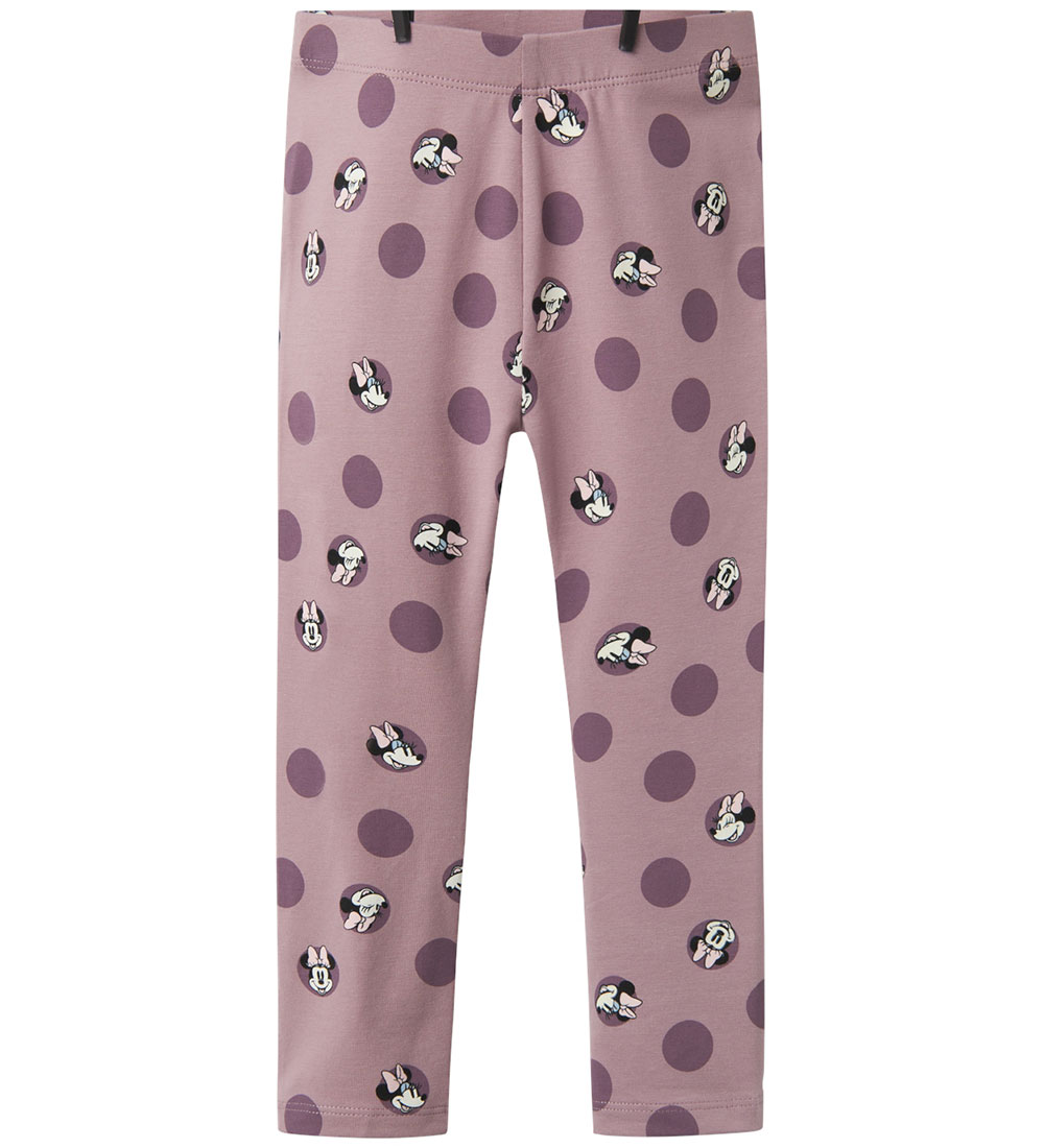 Name It Leggings - NmfDemi - Elderberry
