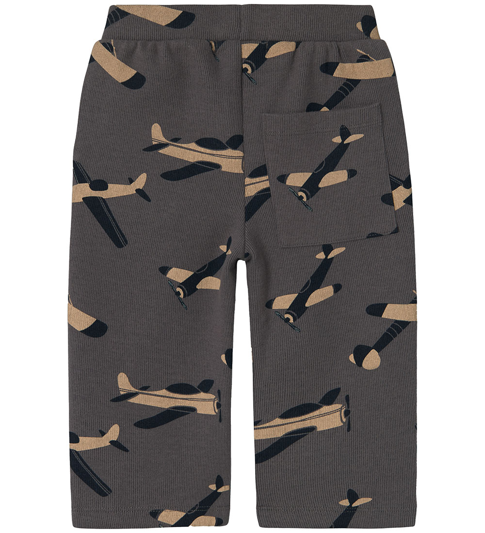 Name It Trousers - Rib - NmmSteven - Castlerock w. Print
