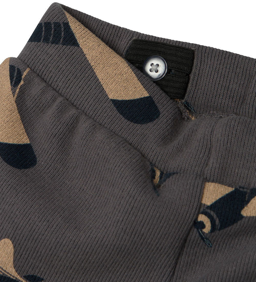 Name It Trousers - Rib - NmmSteven - Castlerock w. Print