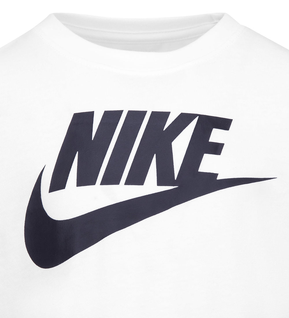 Nike Sweat Set w. T-shirt - Baltic Blue/Black