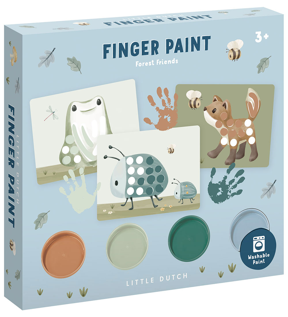 Little Dutch Fingerfärg-Set - Forest Friends