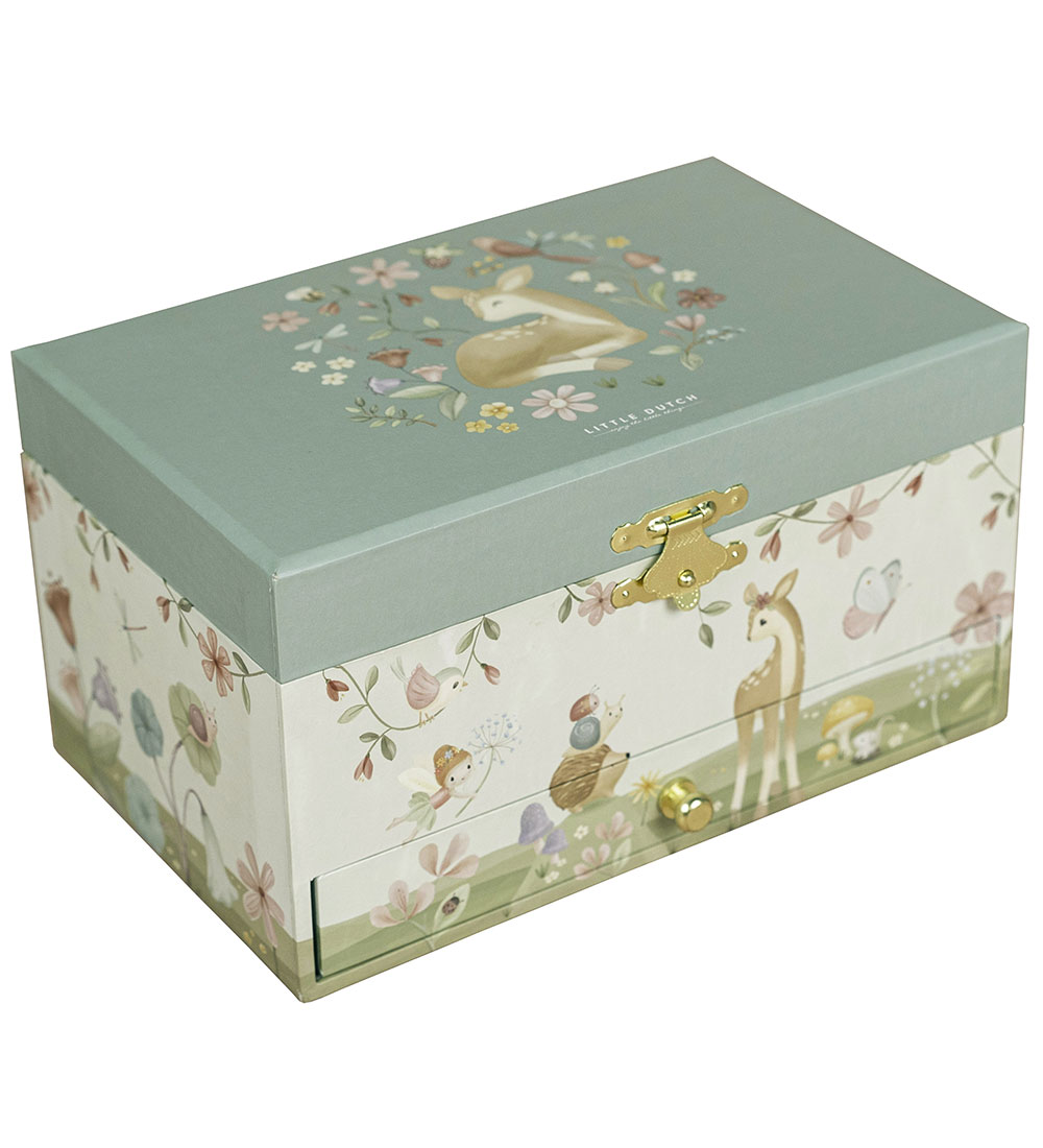 Little Dutch Trinket Box w. Music - Deer - Forest Friends