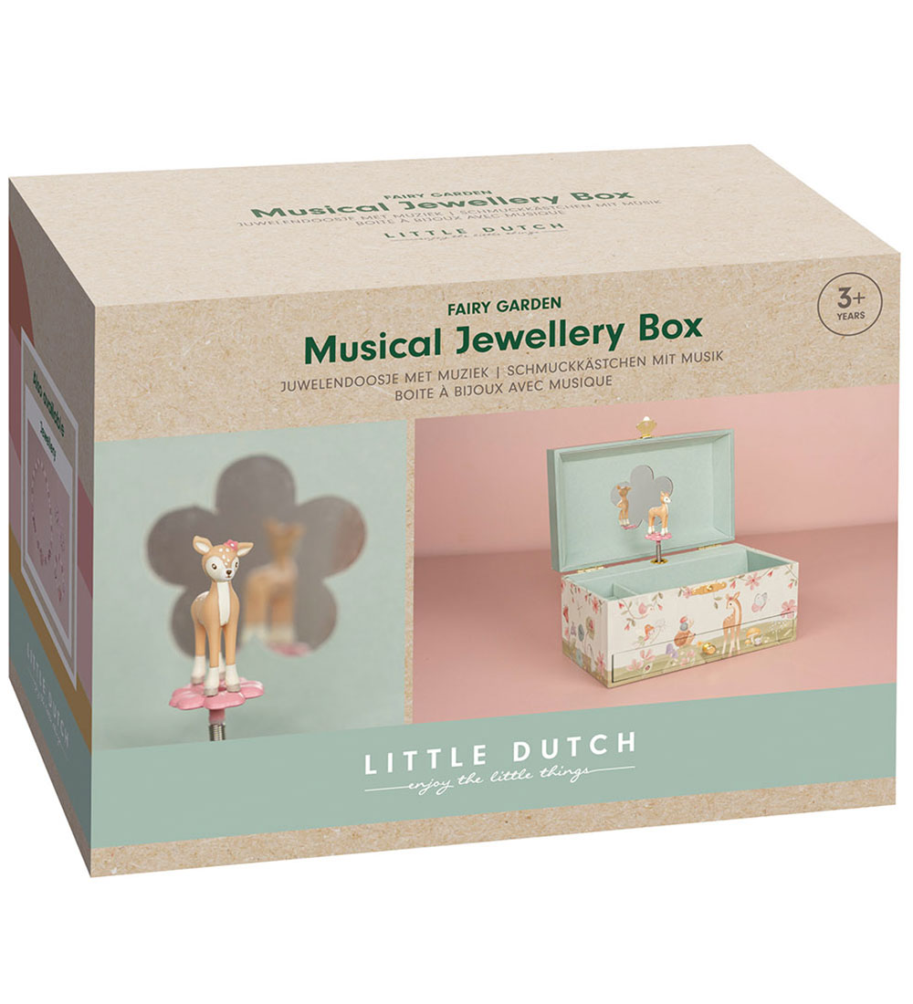 Little Dutch Trinket Box w. Music - Deer - Forest Friends