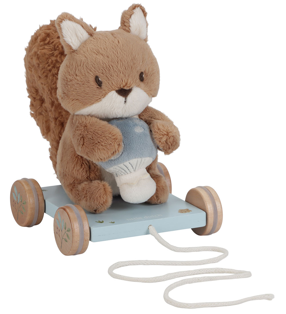 Little Dutch Pull Along Toy - Squirrel - Forest Friends