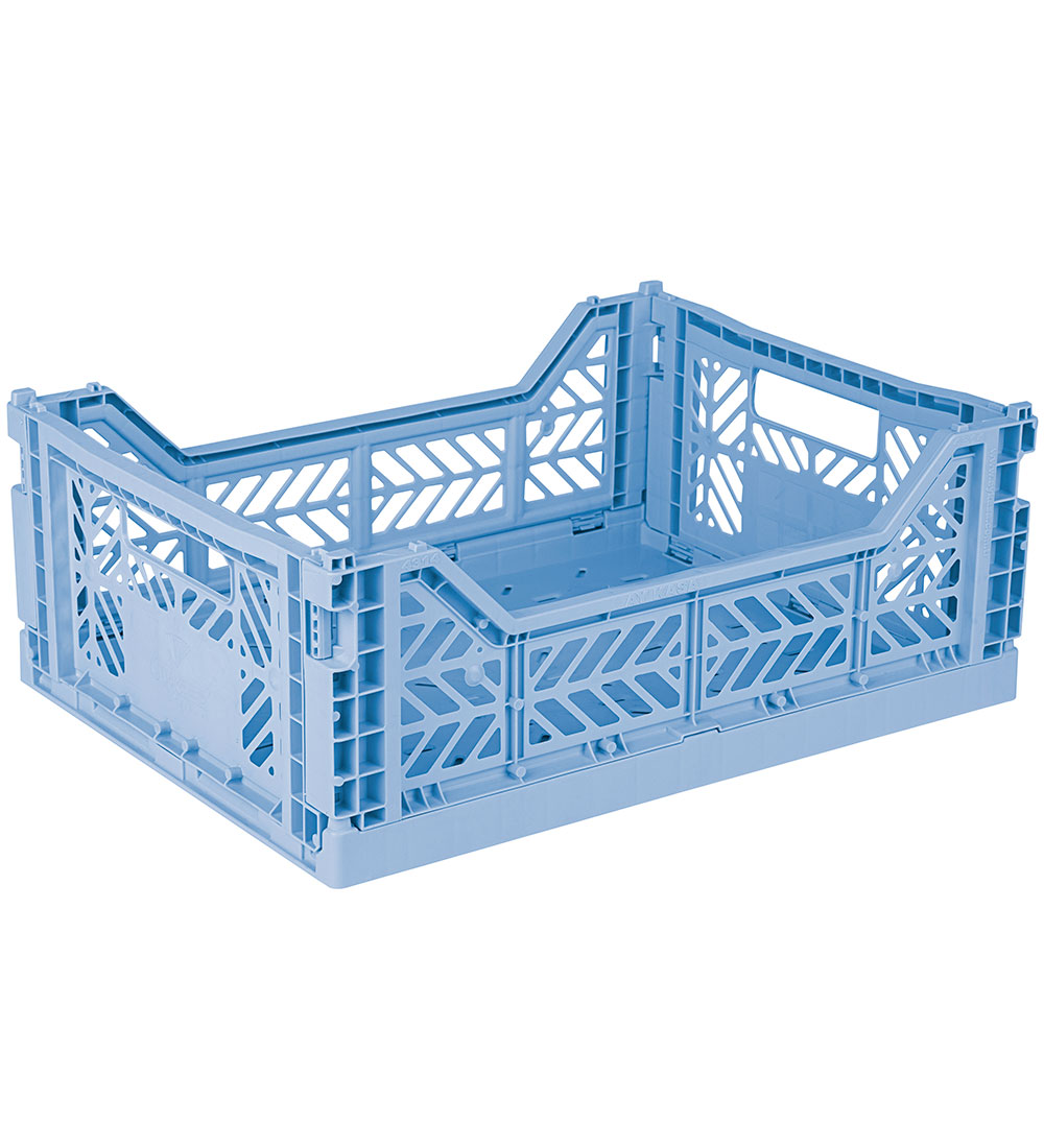 Aykasa Foldable Box - 40x30x15 cm - Midi - Baby Blue