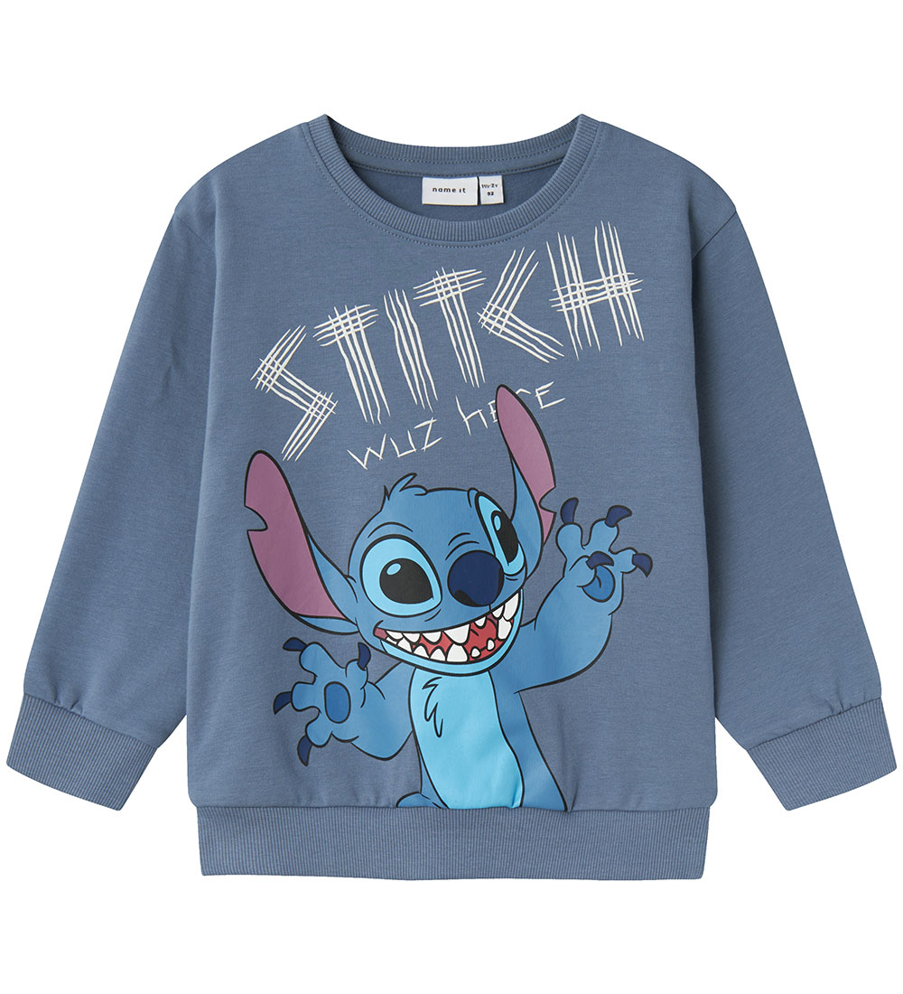 Name It Sweatshirt - NmmNeil - Disney Stitch - Flint Stone w. Pr