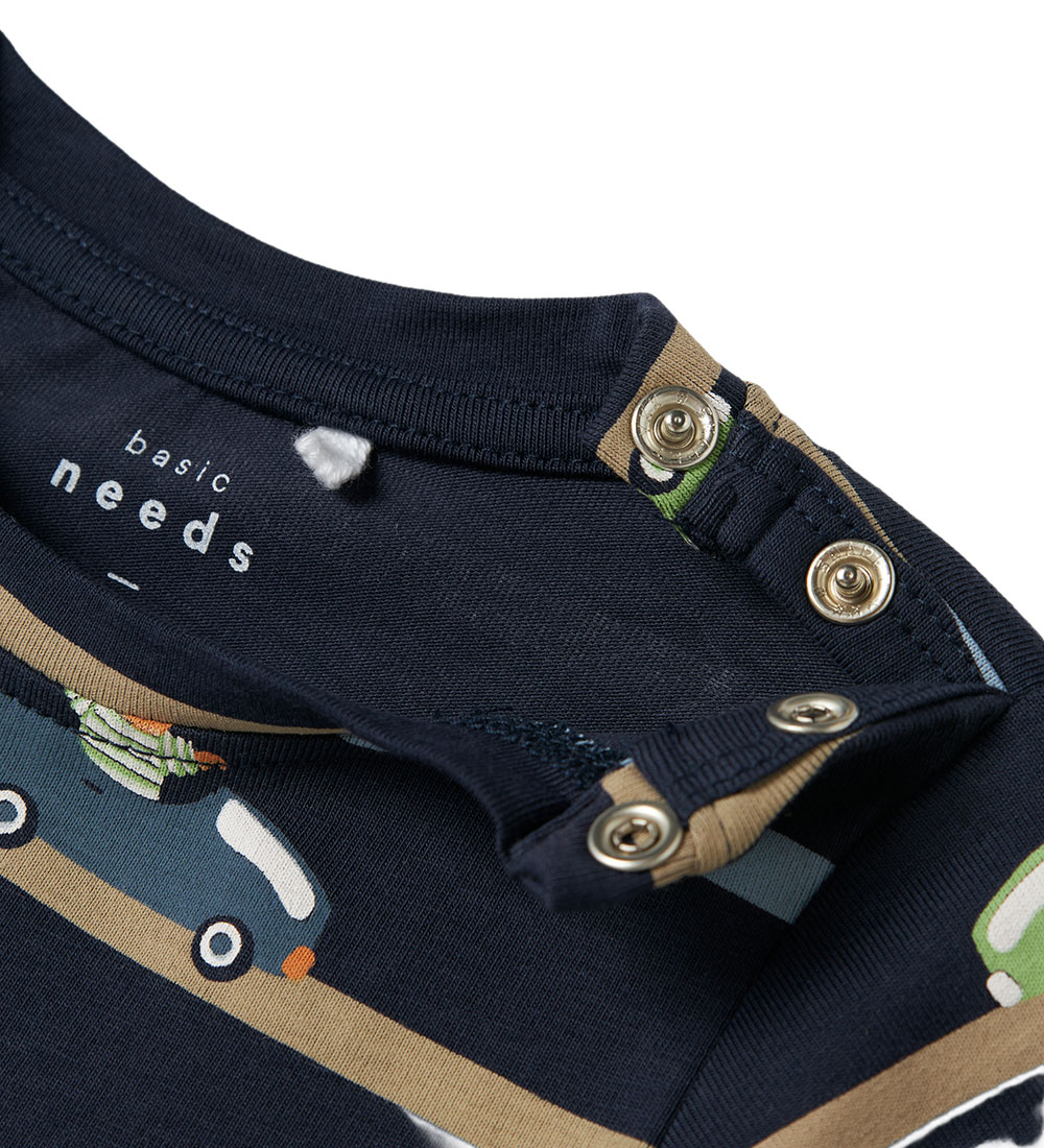 Name It Bodysuit L/æ - NbmVroels - Navy Blazer/Animals in Cars