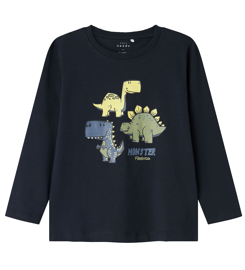 Name It Blouse - NmmVux - Dark Sapphire/Dinos