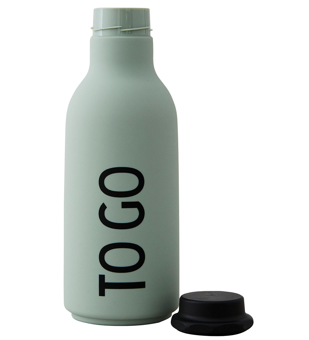 Design Letters Trinkflasche - 500 ml - Grün m. To Go