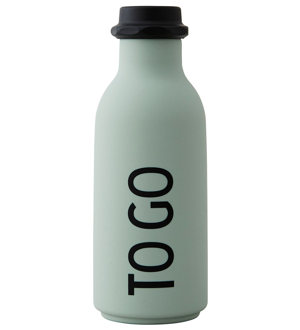 Design Letters Trinkflasche - 500 ml - Grün m. To Go