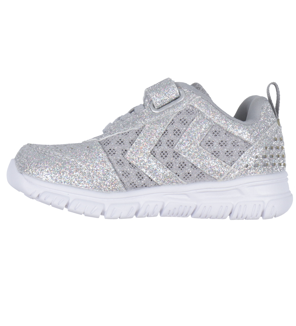 Hummel Skór - Crosslite DOT4 Glitter Jr - Silfur