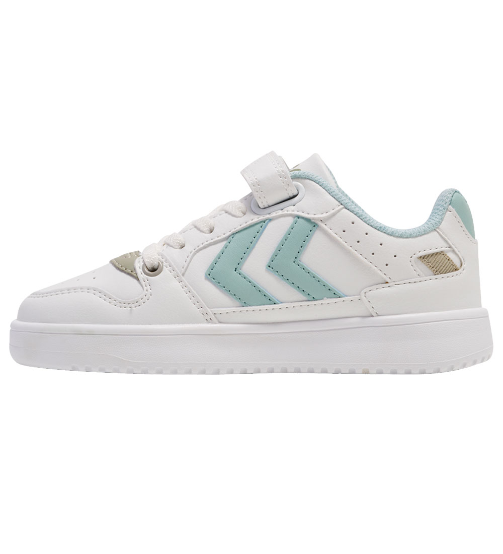 Hummel Schoenen - ST. Power Play Jr - White/Turquoise