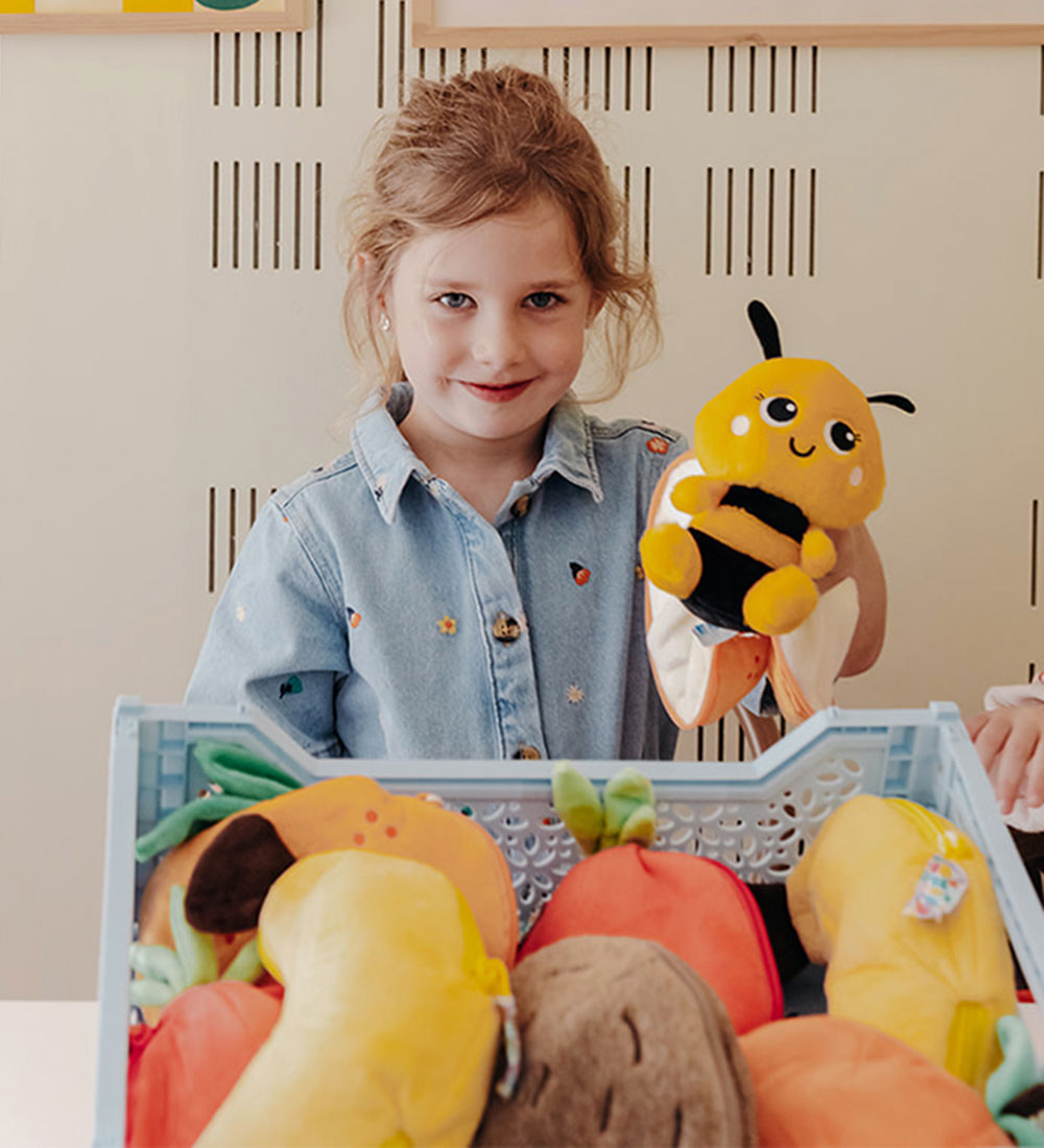 Flipetz Soft Toy - 24 cm - Bee & Tangerine