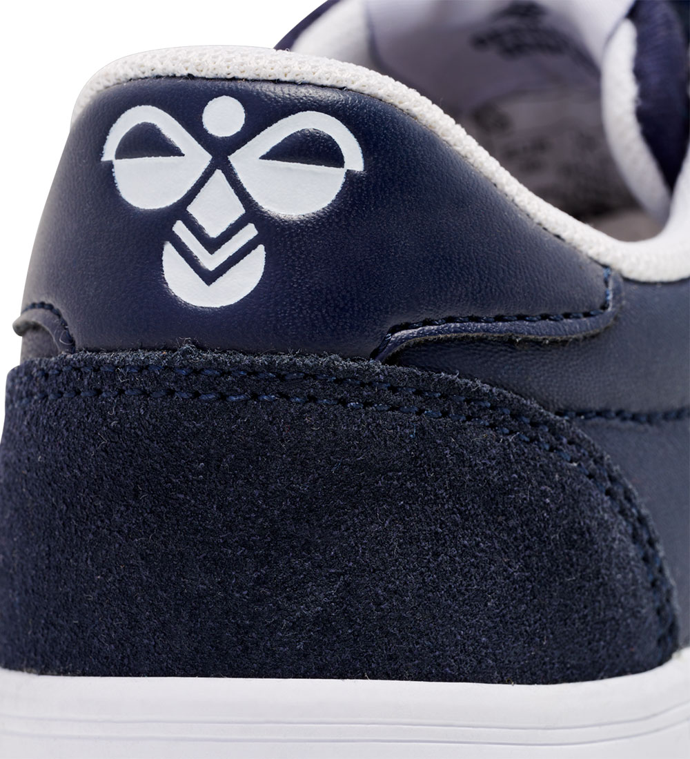 Hummel Skor - Slimmer Stadil Leather Low Jr - Peacoat